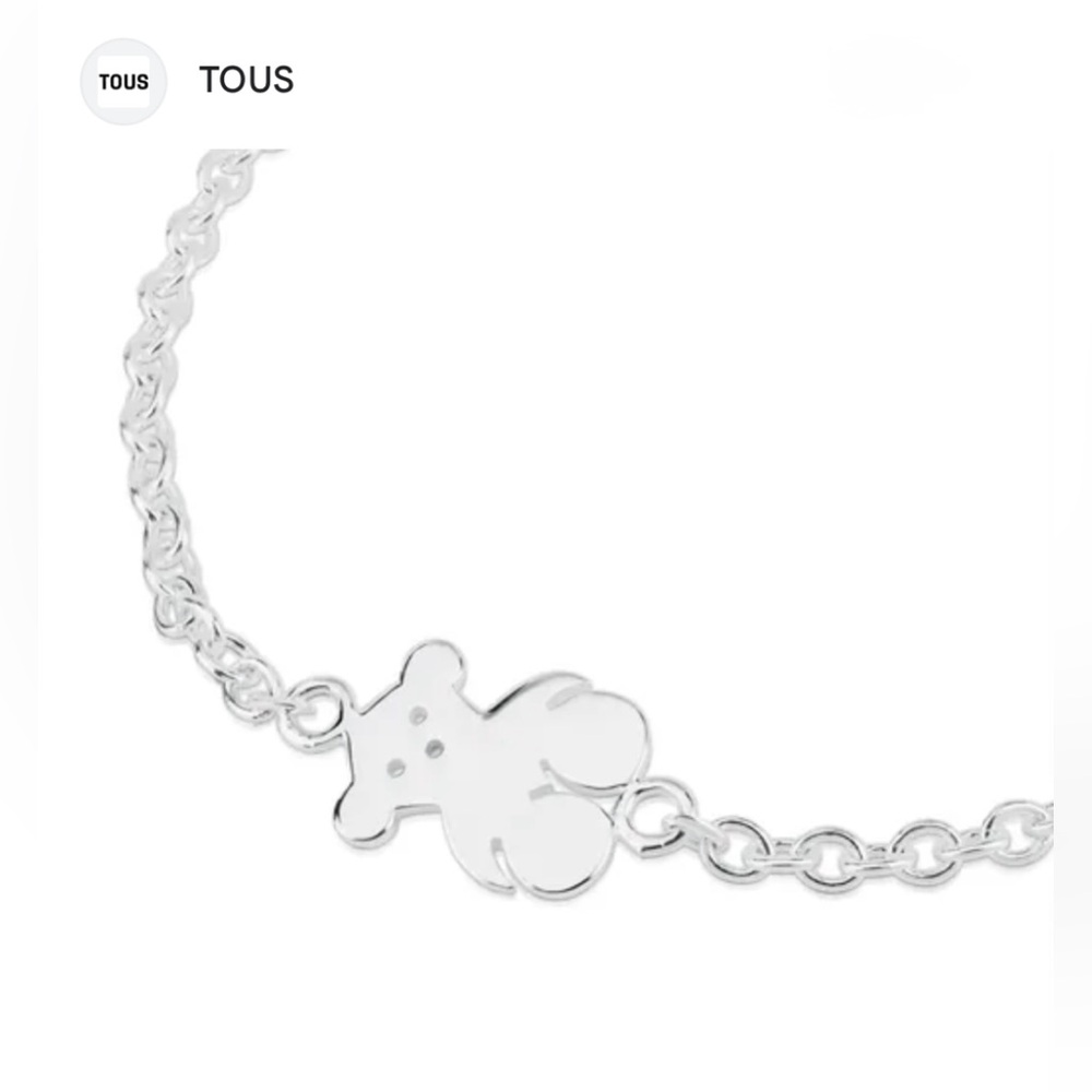 Tous bear silver bracelet